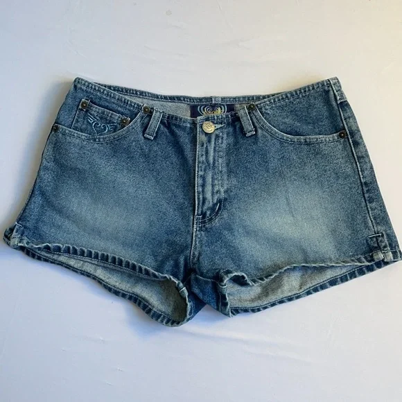 Vintage Y2K Angels Jeans Shorts Jewelled Size 7 - Picture 4 of 8